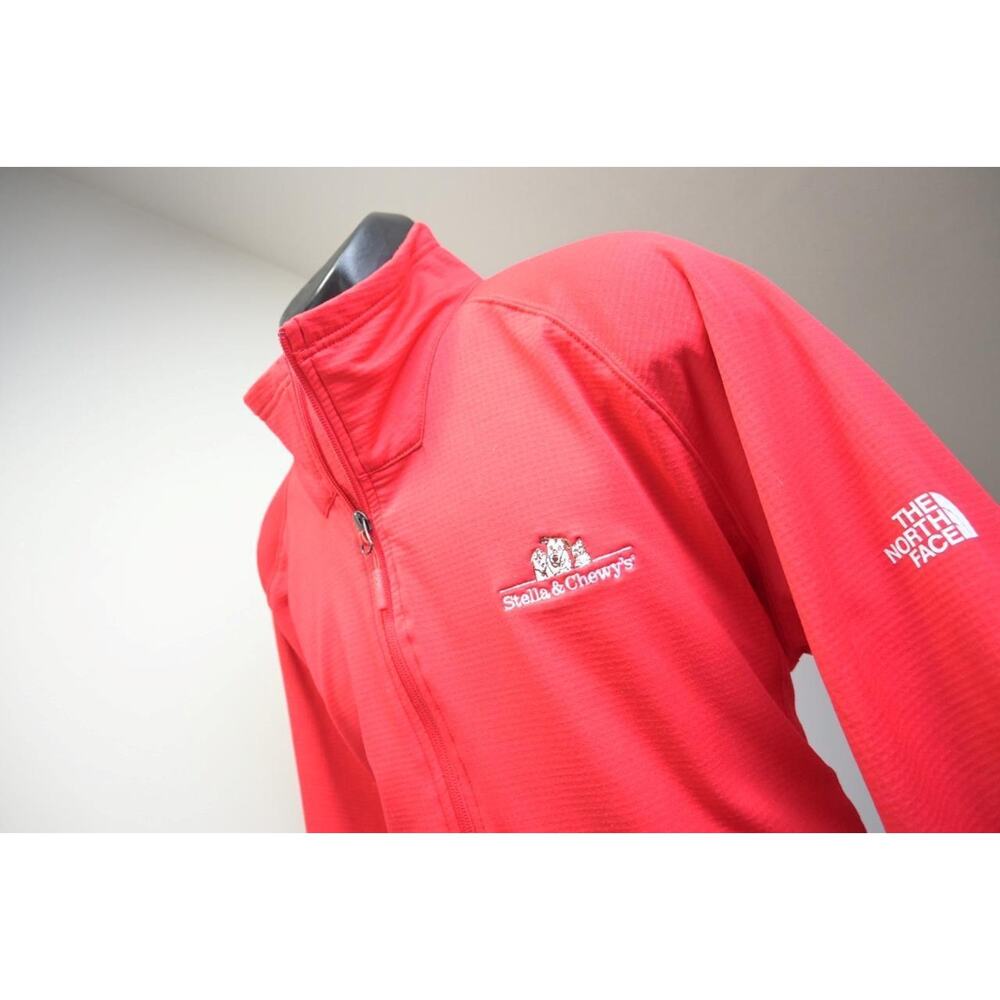 North Face 1/4 Zip Atheltic Jacket Performance Pullover Red Mens Sz 2XL XXL